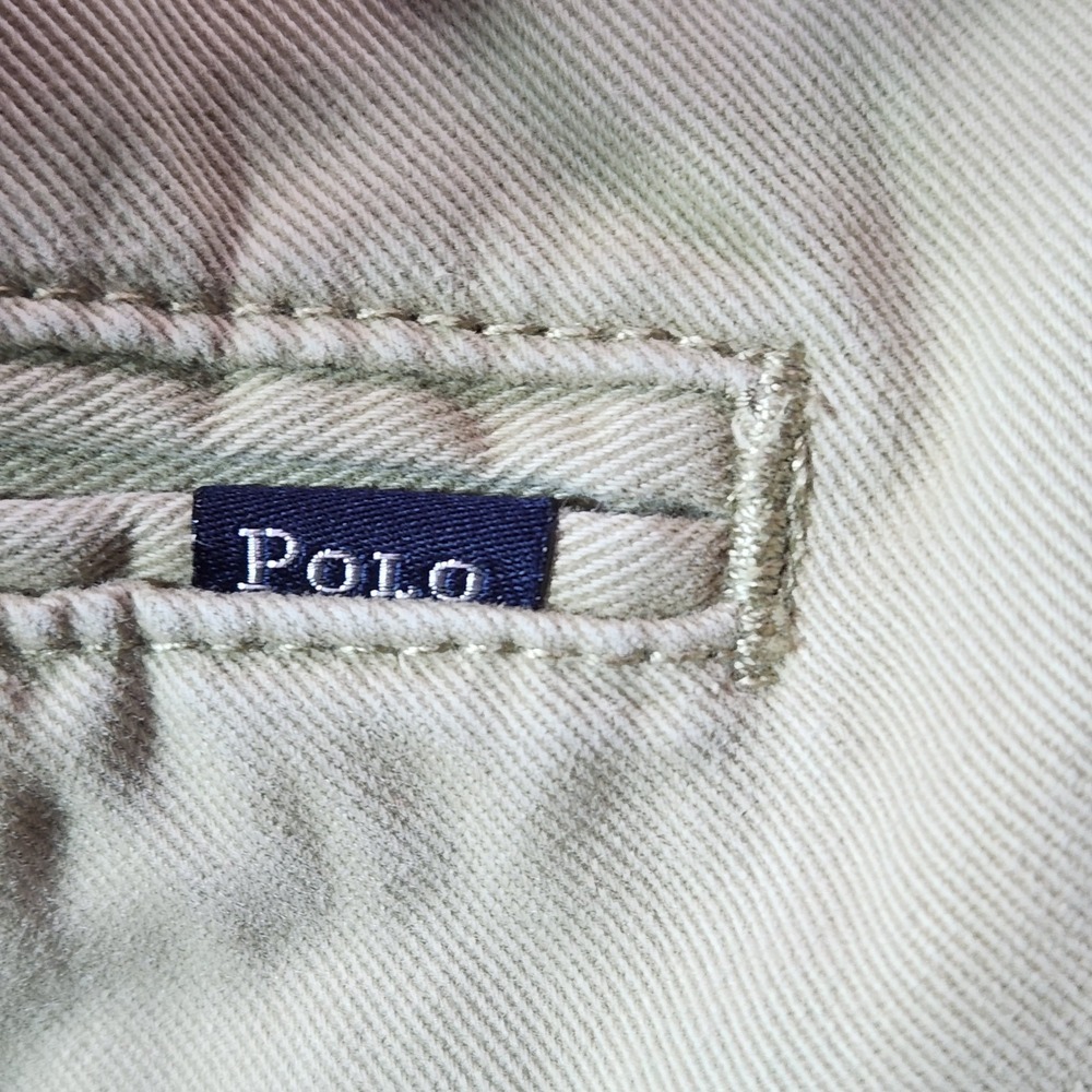 Polo Ralph Lauren Khaki Shorts Mens 34/9 Classic Fit Beige Chino Casual Preppy - Picture 5 of 11